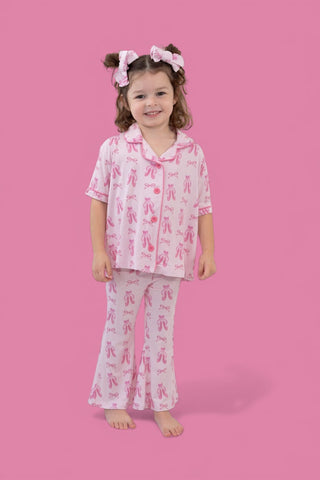 BALLET BOW BLISS DREAM GIRL'S FLARE SET