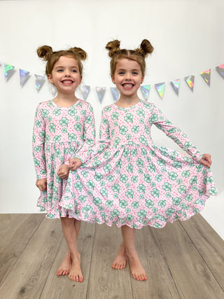 LITTLE MISS SHAMROCK DREAM RUFFLE DRESS