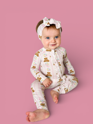 BEAR-Y BLOSSOMS DREAM RUFFLE ROMPER