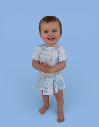 BLUEBELL EASTER TOILE DREAM BODYSUIT DRESS