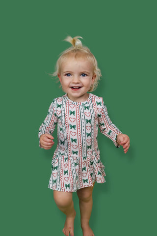 WRAPPED IN JOY DREAM BODYSUIT DRESS