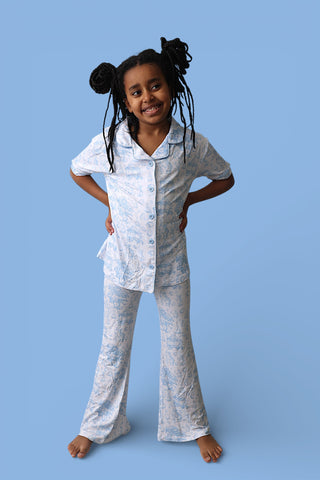 BLUEBELL EASTER TOILE DREAM GIRL'S FLARE SET