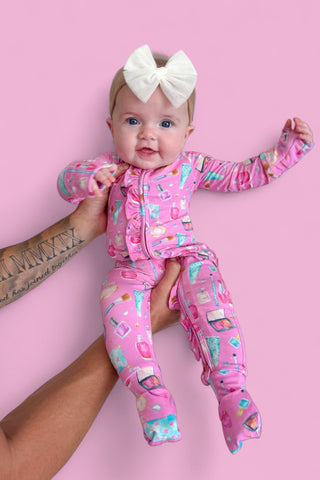 GLAMOUR MAGIC DREAM RUFFLE ROMPER