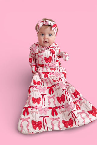 PRE-ORDER BE MINE BOWS DREAM SLEEP SACK