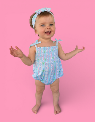 WHIMSY TULIP DREAM BUBBLE ROMPER
