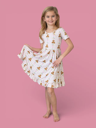 BEAR-Y BLOSSOMS DREAM RUFFLE DRESS