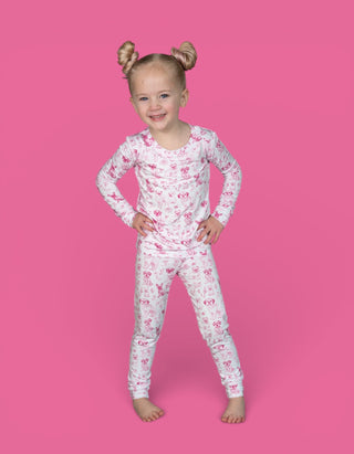 PINK PUPPY TOILE DREAM SET