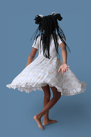 MEADOW HOP DREAM RUFFLE DRESS