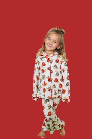 BEAR-Y COZY CHRISTMAS DREAM GIRL'S FLARE SET