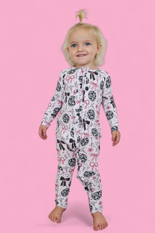 MIDNIGHT DISCO DARLING DREAM RUFFLE ROMPER