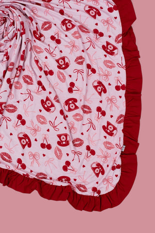 SEALED WITH LOVE DREAM RUFFLE BLANKET