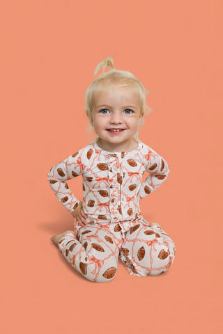 GAME DAY GLAM DREAM RUFFLE ROMPER