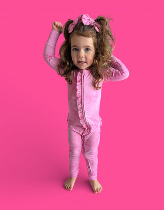 PINK DAYDREAM DREAM RUFFLE ROMPER