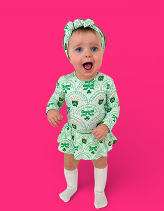 CLOVER & COINS DREAM BODYSUIT DRESS