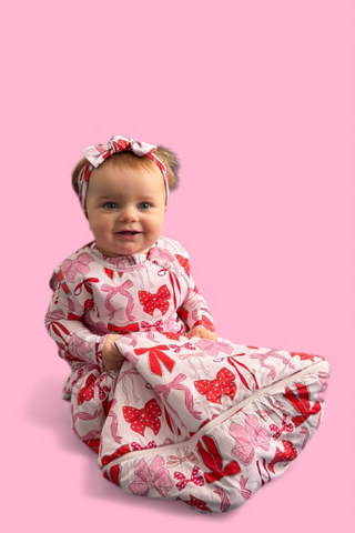 PRE-ORDER BE MINE BOWS DREAM SLEEP SACK