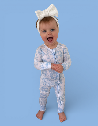 BLUEBELL EASTER TOILE DREAM ROMPER
