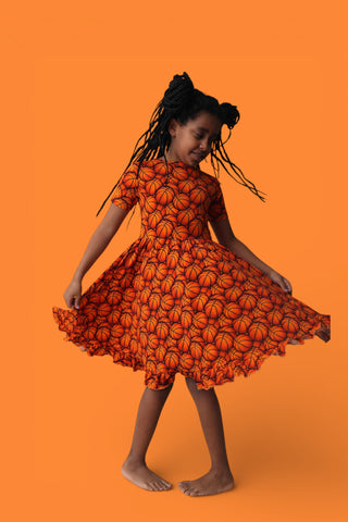 SLAM DUNK SQUAD DREAM RUFFLE DRESS