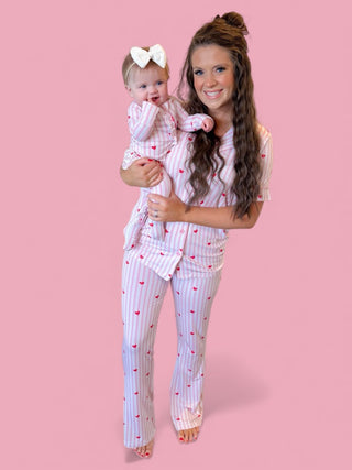 SWEETHEART STRIPES WOMEN'S DREAM FLARE SET