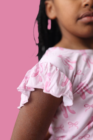 BALLET BOW BLISS DREAM RUFFLE SHORT SET