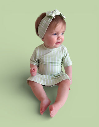 SPRINGTIME STRIPE DREAM BODYSUIT DRESS