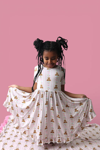 BEAR-Y BLOSSOMS DREAM RUFFLE DRESS