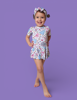 POM POWER DREAM BODYSUIT DRESS