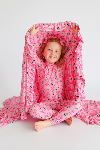 ELOISE ROYAL RIBBONS DREAM RUFFLE BLANKET