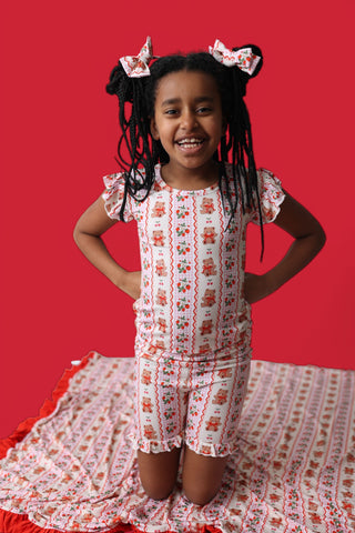 BERRY BEAR BLISS DREAM RUFFLE SHORT SET