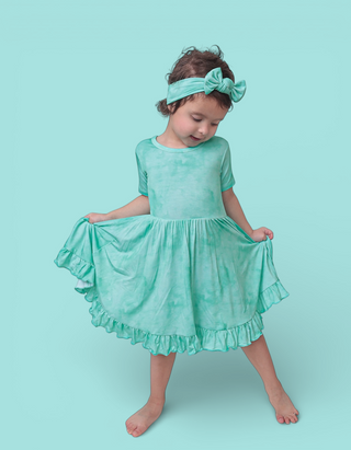 JADE MIST DREAM RUFFLE DRESS