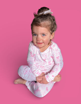 PINK PUPPY TOILE DREAM SET