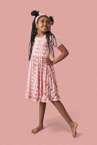 CANDY HEARTS DREAM RUFFLE DRESS