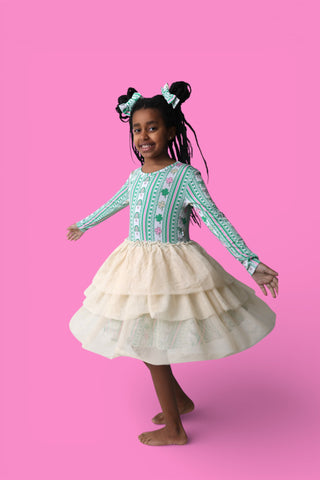 LUCKY RAINBOW RIBBONS DREAM TUTU DRESS