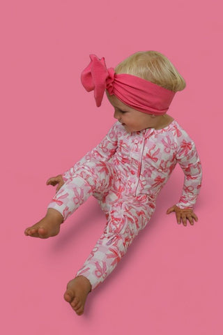 BOW CHECKERED CHARM DREAM RUFFLE ROMPER