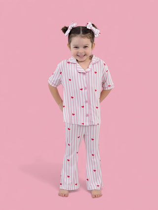 SWEETHEART STRIPES DREAM GIRL'S FLARE SET