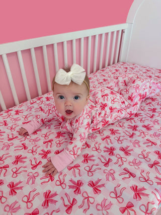 BOW CHECKERED CHARM DREAM SLEEP SACK