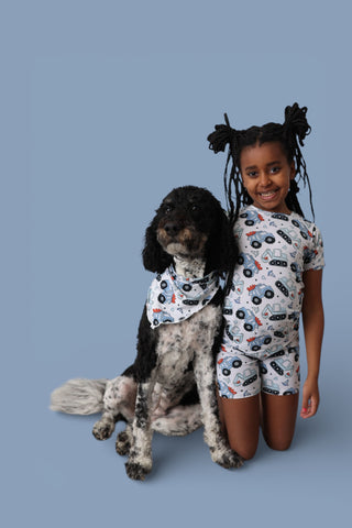 LOVE UNDER CONSTRUCTION DREAM DOG BANDANA