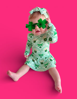 CLOVER & COINS DREAM BODYSUIT DRESS