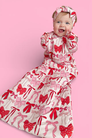 PRE-ORDER BE MINE BOWS DREAM SLEEP SACK