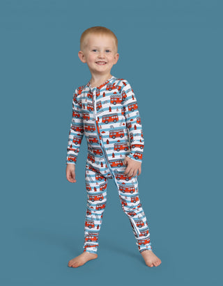 FIRETRUCK FRENZY DREAM ROMPER