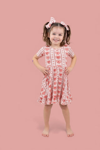 CANDY HEARTS DREAM RUFFLE DRESS
