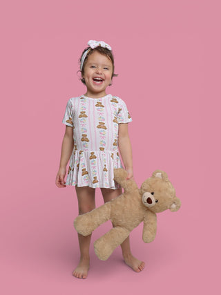 BEAR-Y BLOSSOMS DREAM BODYSUIT DRESS