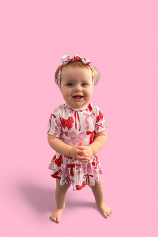 BE MINE BOWS DREAM BODYSUIT DRESS